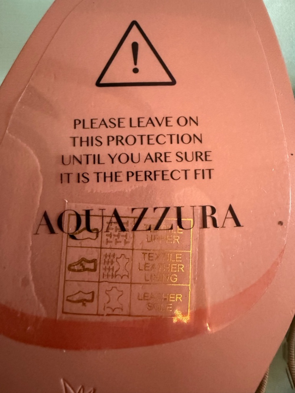 Aquazzura Tan Crystal-Strap Square Toe Flat Sandals - Picture 5 of 10